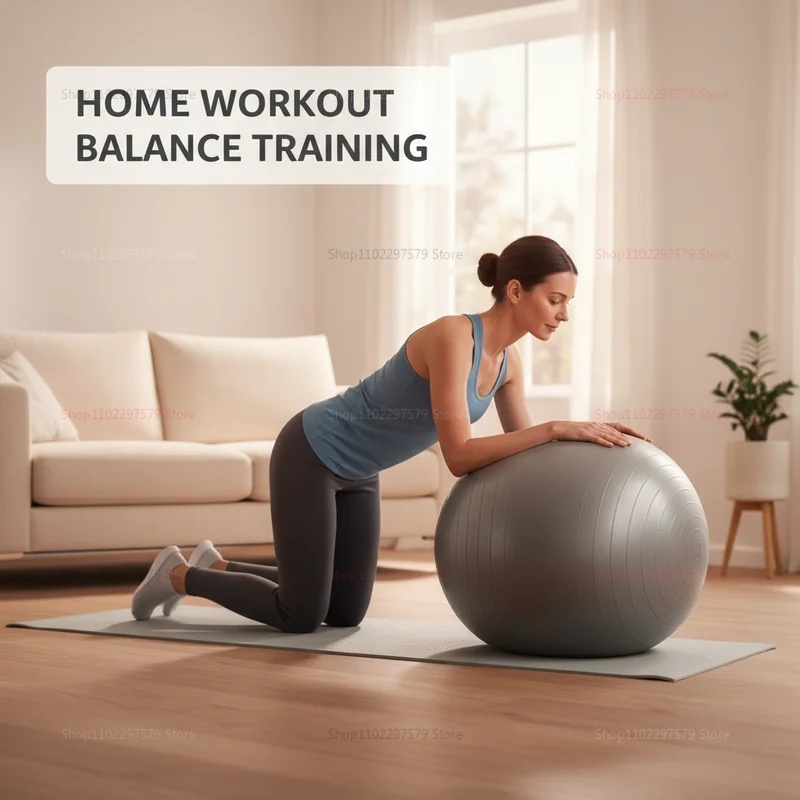 Anti-Burst Yoga Ball with Pump - Pilates Ball Mini ulasan dan harga