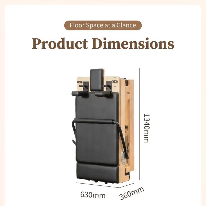 YTYIN Luxury Oak Wood Foldable - Pilates Yoga Weight Loss ulasan dan harga