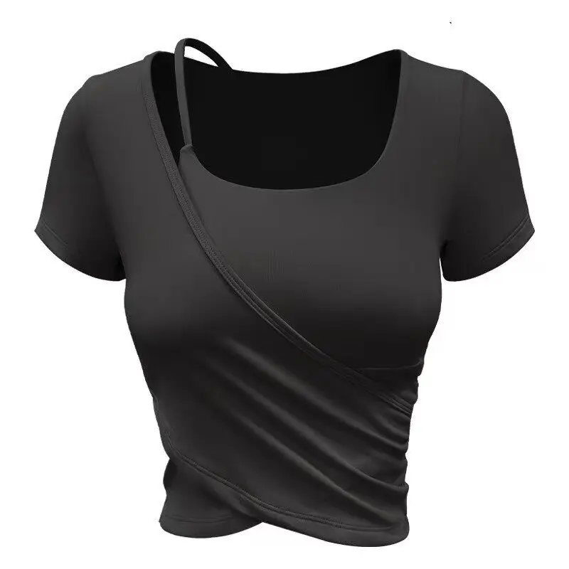 Yoga Clothing Long-sleeved Sum - Pilates Yoga Wrap Top ulasan dan harga