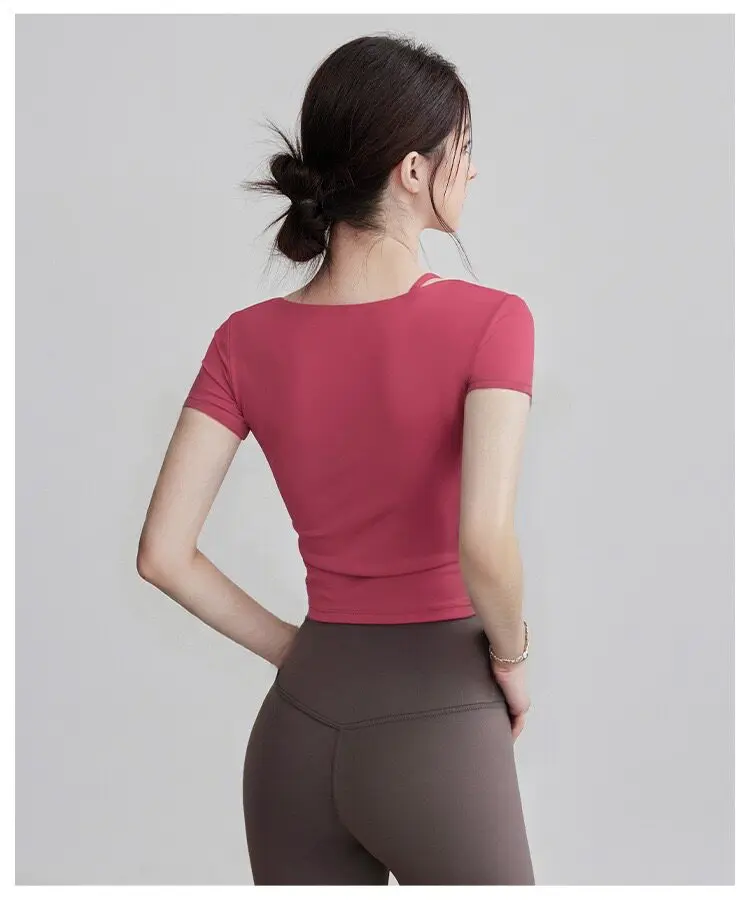 Yoga Clothing Long-sleeved Sum - Pilates Yoga Wrap Top ulasan dan harga