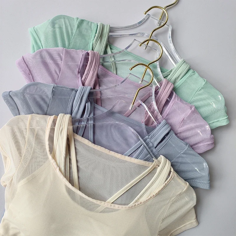 Women's Pilates Training Fitne - Pilates Yoga Wrap Top ulasan dan harga