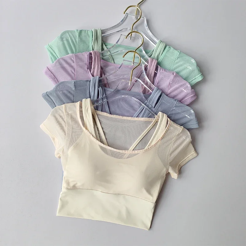 Women's Pilates Training Fitne - Pilates Yoga Wrap Top ulasan dan harga