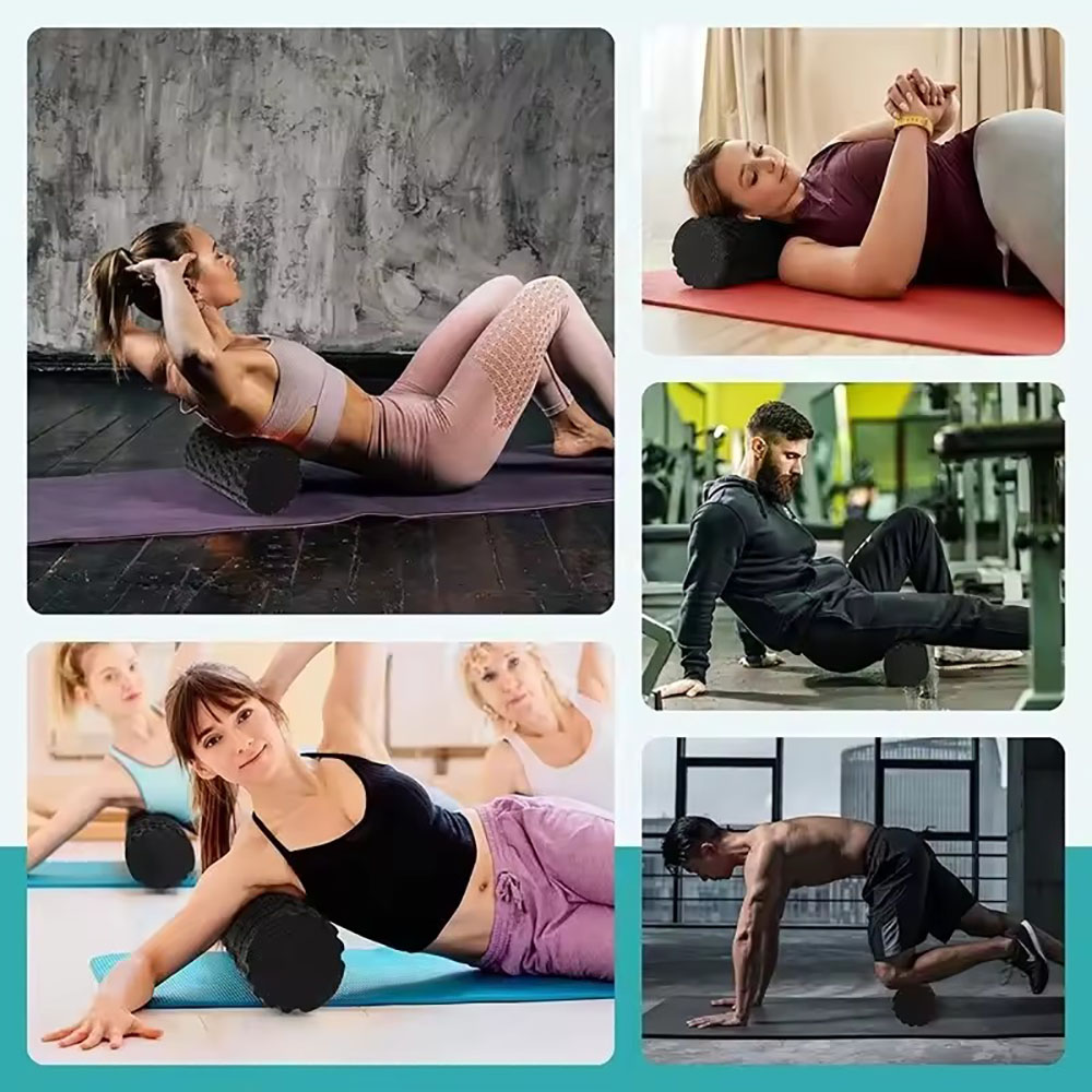 33cm Foam Roller for Muscle Ma - Pilates Yoga Ball ulasan dan harga