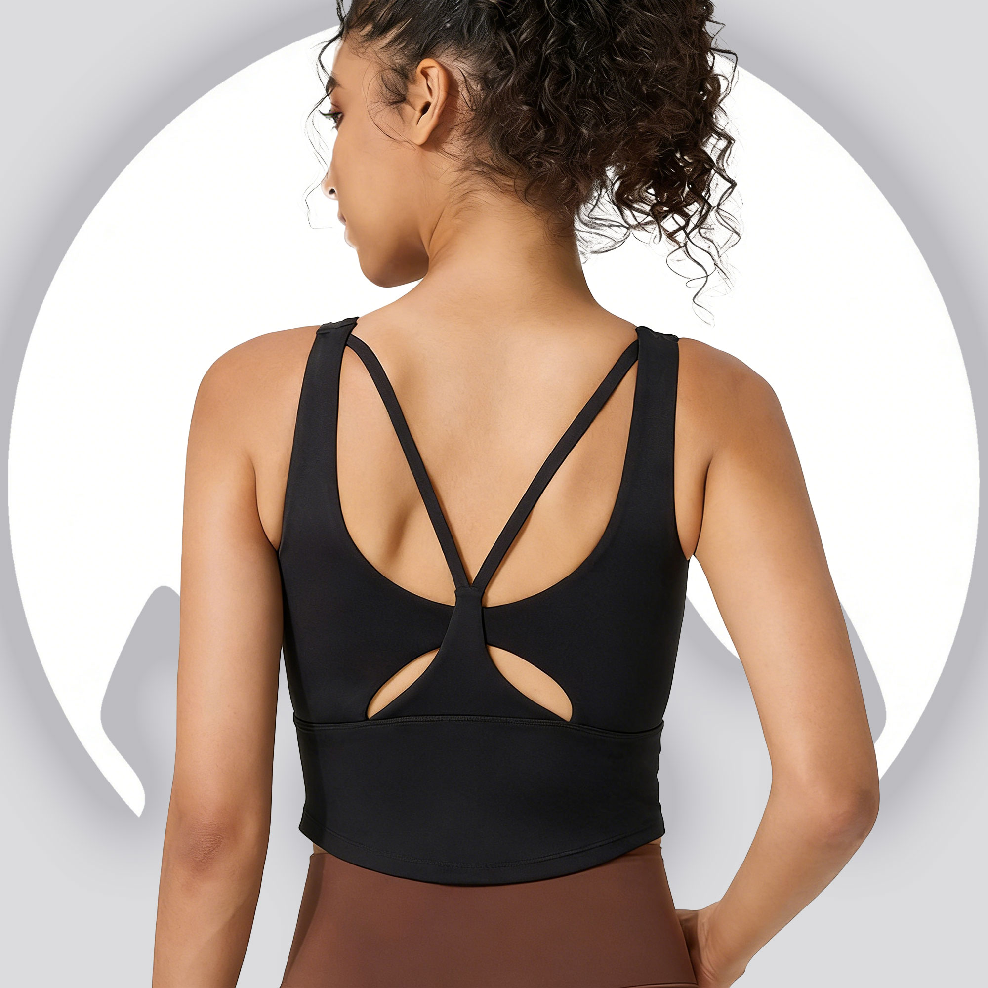 Women's Fixed Cup Yoga Sports  - Pilates Yoga Wrap Top ulasan dan harga