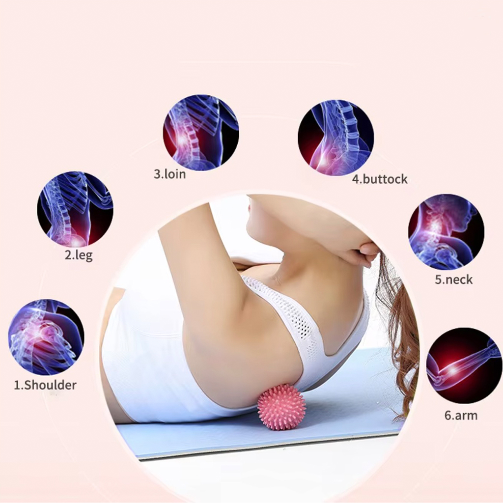 6CM Spiky Massage Ball,Myofasc - Pilates Yoga Ball ulasan dan harga