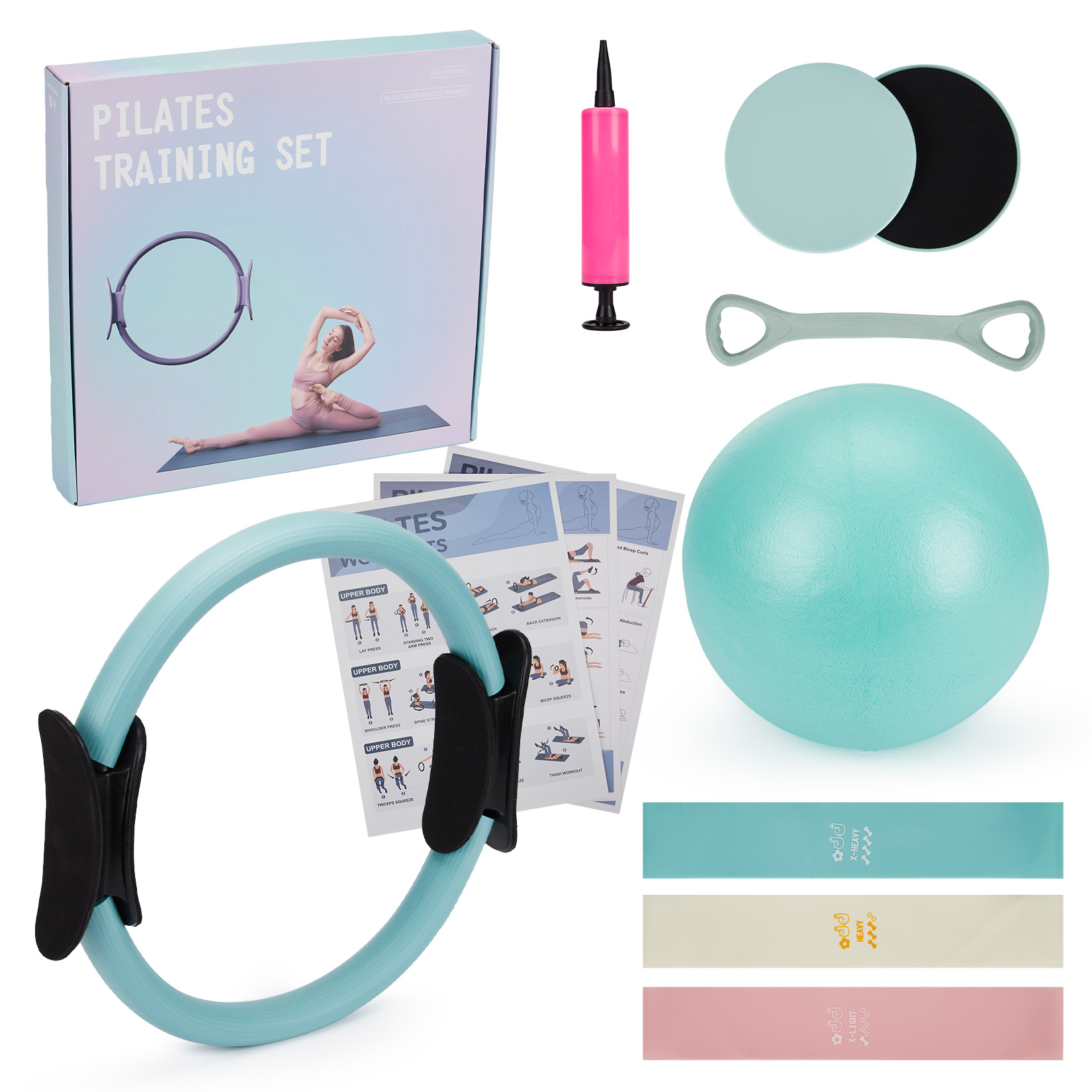 Pilates Training Set, 6-in-1 P - Pilates Ball Mini ulasan dan harga