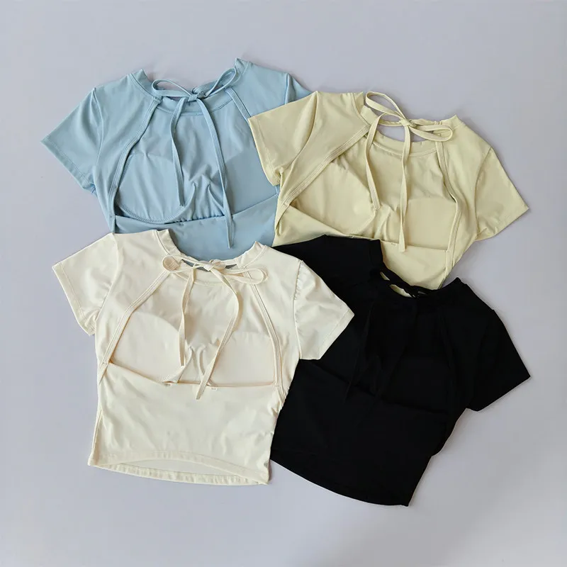 Women's Slim Fit Quick-Drying  - Pilates Yoga Wrap Top ulasan dan harga
