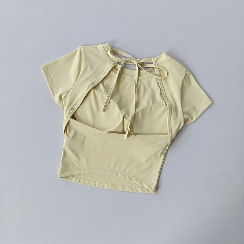 Women's Slim Fit Quick-Drying  - Pilates Yoga Wrap Top ulasan dan harga